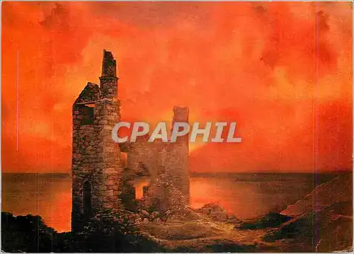 Cartes postales moderne Sunset on an Old Cornish tin Mine