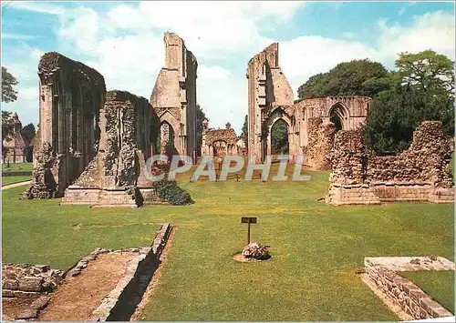 Cartes postales moderne Glastonbury Abbey General View west