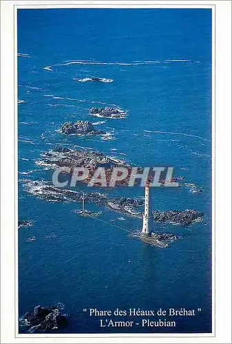 Cartes postales moderne Sur la Presqu'il sauvage Le phare des Heaux de Brehat