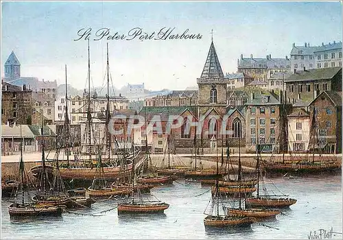 Cartes postales moderne St Peter Port harbour
