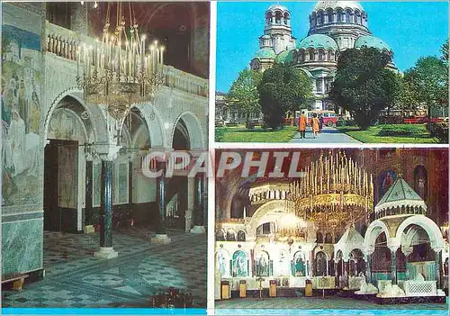 Cartes postales moderne Sofia le dome Monument alexandre Nevski