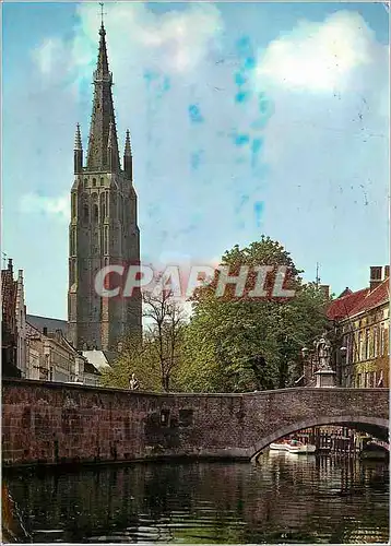Cartes postales moderne Brugges l'eglise N D