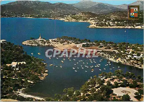 Moderne Karte Mallorca Santa Ponsa Vue generale aerienne