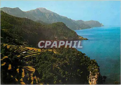 Cartes postales moderne Banalbufar (Mallorca) Cote Nord