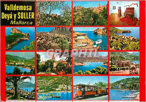 Cartes postales moderne Mallorca Valldemosa Deya y Soller