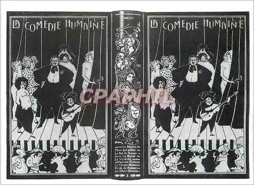 Cartes postales moderne Comedie Humaine Balzac