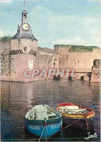 Cartes postales moderne Couleurs de Bretagne Concarneau (Finistere) L'horloge de la ville close