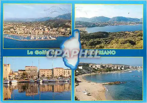 Moderne Karte Le Golfe de Propriano