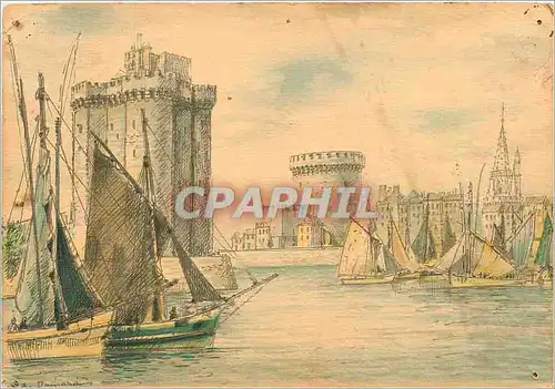 Cartes postales moderne La Rochelle la Sortie du Port