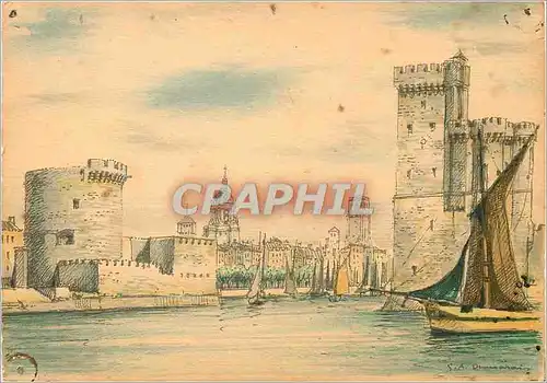 Cartes postales moderne La Rochelle L'Entree du Port