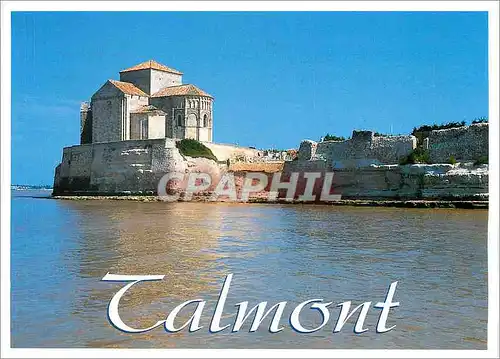 Cartes postales moderne La Cote de Beaute Talmont L'eglise Romane Sainte Radegonde (XIIe s)