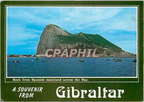 Moderne Karte A Souvenir from Gibraltar