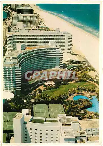 Cartes postales moderne Aerial view of the Fontainebleau Hilton Hotel