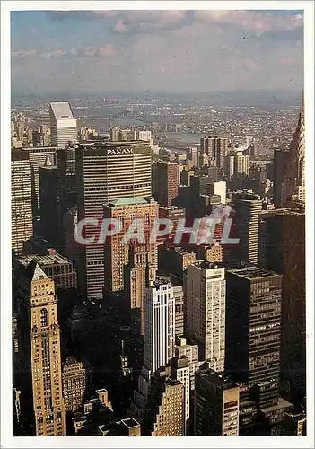 Cartes postales moderne Midtown New York's East Side Skyline