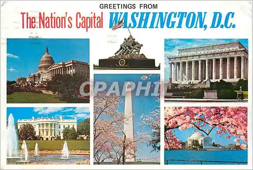 Cartes postales moderne Greetings from The natio's Capital Washington