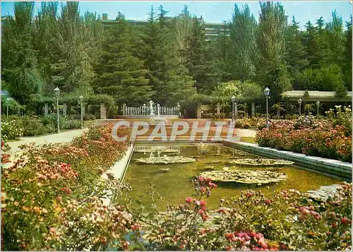 Cartes postales moderne Madrid Parc de l'Ouest Jardins