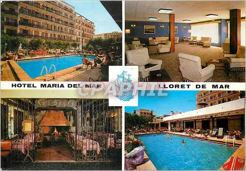 Moderne Karte Hotel maria del Mar Lloret de Mar