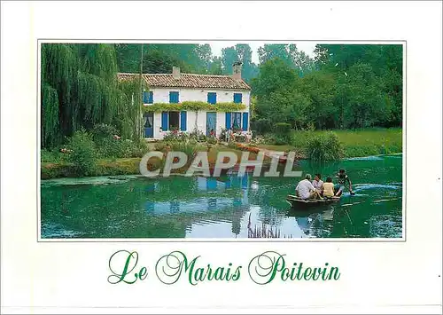 Cartes postales moderne Le Marais Poitevin La Venise verte les bords de la Sevre