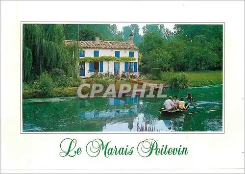 Moderne Karte Le Marais Poitevin La Venise verte les bords de la Sevre