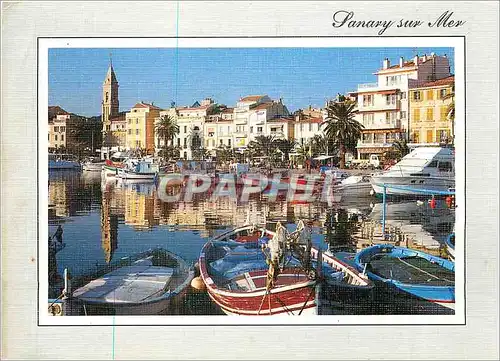 Cartes postales moderne Sanary sur met Vue generale du port Bateau