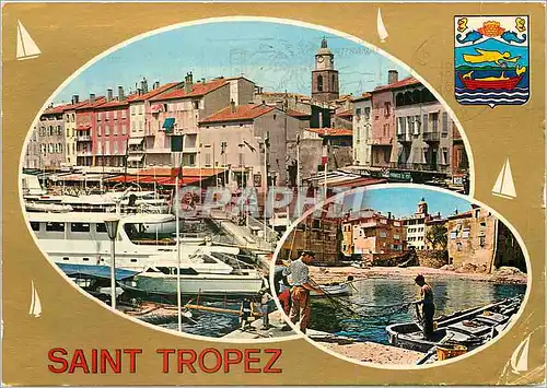 Moderne Karte Cote Varoise Saint Tropez