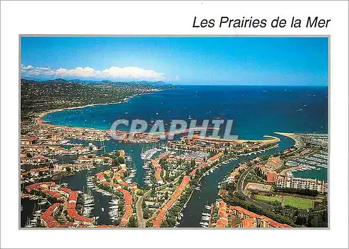 Cartes postales moderne Port Grimaud (Var) Camping Caravaning les prairies de la mer