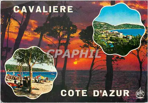 Cartes postales moderne La Cote d'Azur Cavaliere cap Negre (Var)