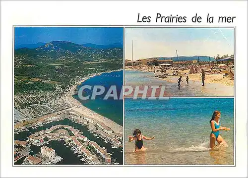 Moderne Karte Camping Caravaning Les Prairies de la mer