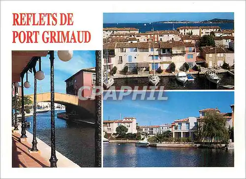 Cartes postales moderne Souvenir de Port Grimaud Cote lacustre