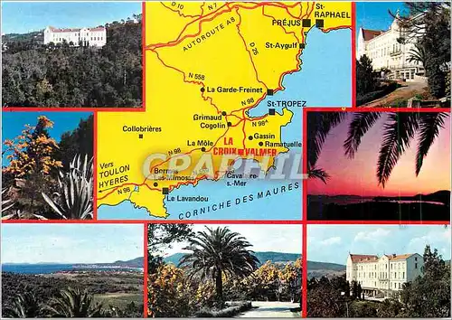 Moderne Karte Maison de Repos Peres du St Esprit La Croix Valmer