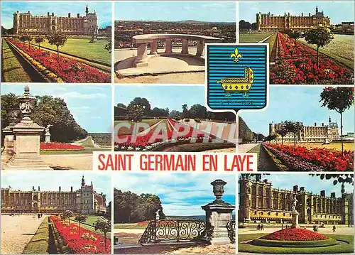 Cartes postales moderne Saint Germain en Laye (Yvelines) Divers aspects du chateau