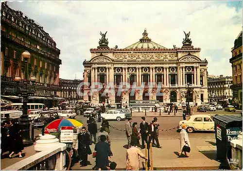 Moderne Karte Paris Place de l'opera