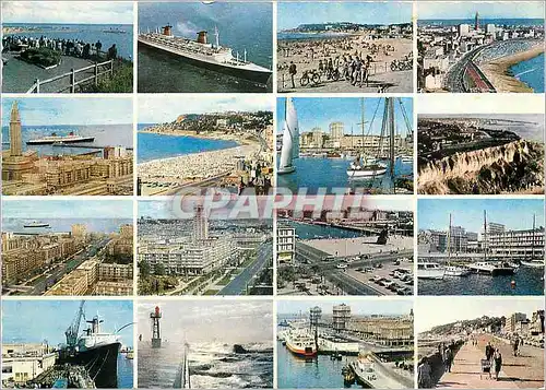 Cartes postales moderne Souvenir le Havre Ste Adresse Bateau