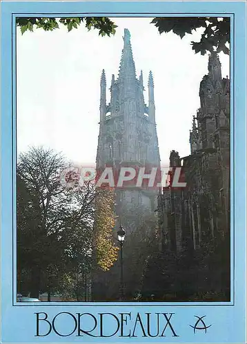 Cartes postales moderne Bordeaux La Ville aux Trois croissants et aux troix Ecrivains