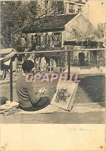 Cartes postales moderne Paris le Lapin a Montmartre