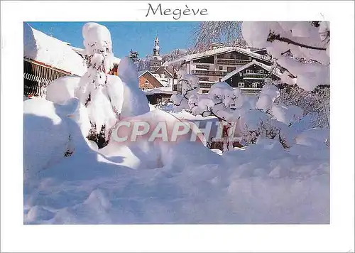 Moderne Karte Megeve alt 113 2350 m Haute Savoie France ballade dans Megeve l'ensoleillee