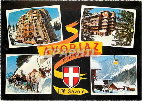 Cartes postales moderne Avoriaz La premiere station de sports d'hiver sans voiture