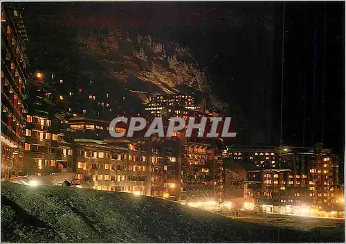 Moderne Karte Avoriaz (Hte Sav) Fantasmagorie de la nuit sur la station