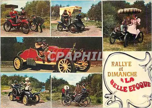 Cartes postales moderne Rallye et dimanche a la belle epoque