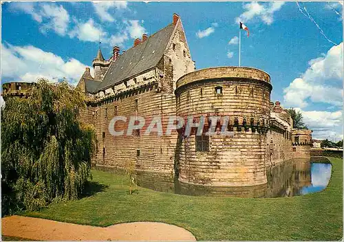 Moderne Karte Nantes (Loire Atlantique) Le chateau des ducs de Bretagne