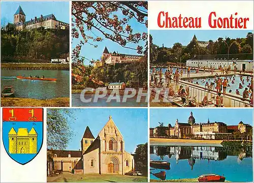 Cartes postales moderne Chateau Gontier (Mayenne)