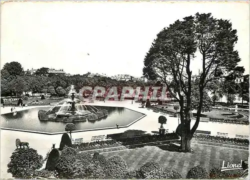 Moderne Karte Angers (Maine et Loire) Jardin du Mail le Bassin