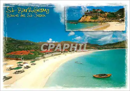Cartes postales moderne St Barthelemy Baie de St Jean