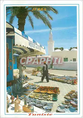 Moderne Karte Tunisie