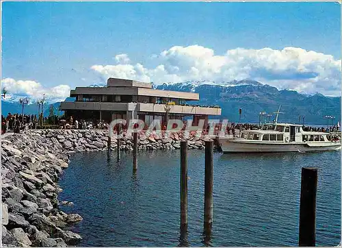 Cartes postales moderne Lausanne Ouchy Bateau