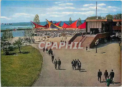 Cartes postales moderne Exposition nationale suisse Lausanne 30 aveil 25 oct 1964 vue sur le secteur du Port
