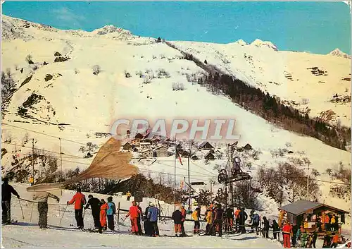 Cartes postales moderne Les Avanchers (Savoie) Alt 1250 m Piste du Rocher vue generale