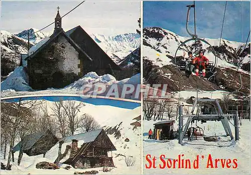 Moderne Karte Saint Sorlin d'Aeves (Savoie) Alt 1550 2250 m