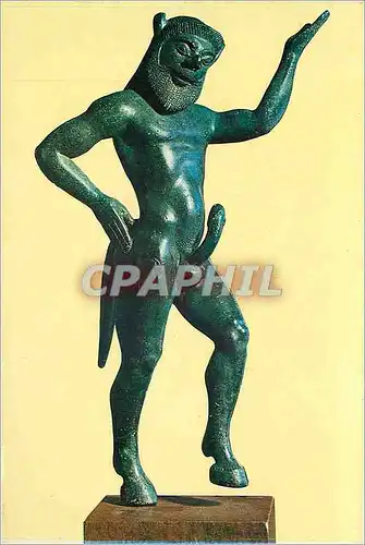 Cartes postales moderne Athenes Musee Nat Archeologique Satyre