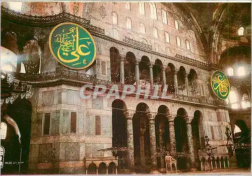 Cartes postales moderne Istanbul ve Saheserleri Interieur du musee St Sophia
